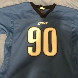 Ndamukong Suh Detroit Lions Jersey Youth Large